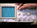 How to use an oscilloscope with an A/C source